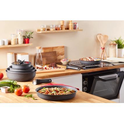 Tefal - Zestaw naczyń kuchennych 5 szt INGENIO NATURAL FORCE