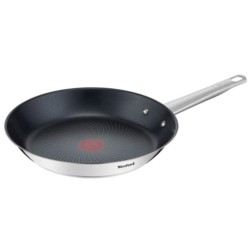 Tefal - Zestaw naczyń kuchennych 9 szt. COOK EAT stal nierdzewna