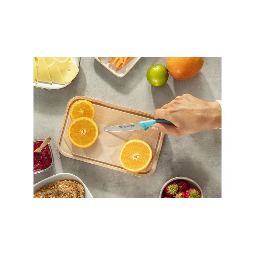 Tefal - Zestaw noży ze stali nierdzewnej 3 szt. COLORFOOD