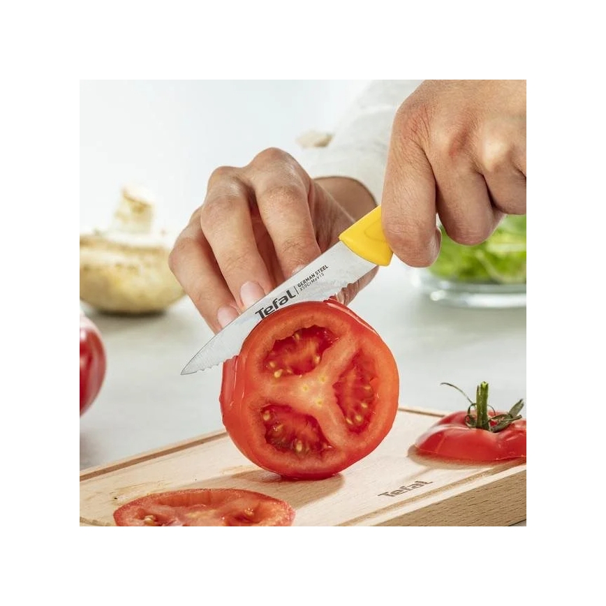 Tefal - Zestaw noży ze stali nierdzewnej 3 szt. COLORFOOD