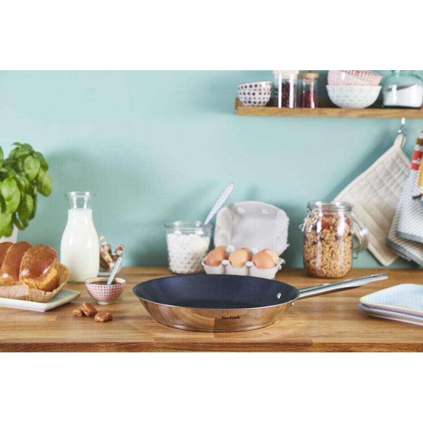 Tefal - Zestaw patelni 2 szt. COOK EAT 24/28 cm