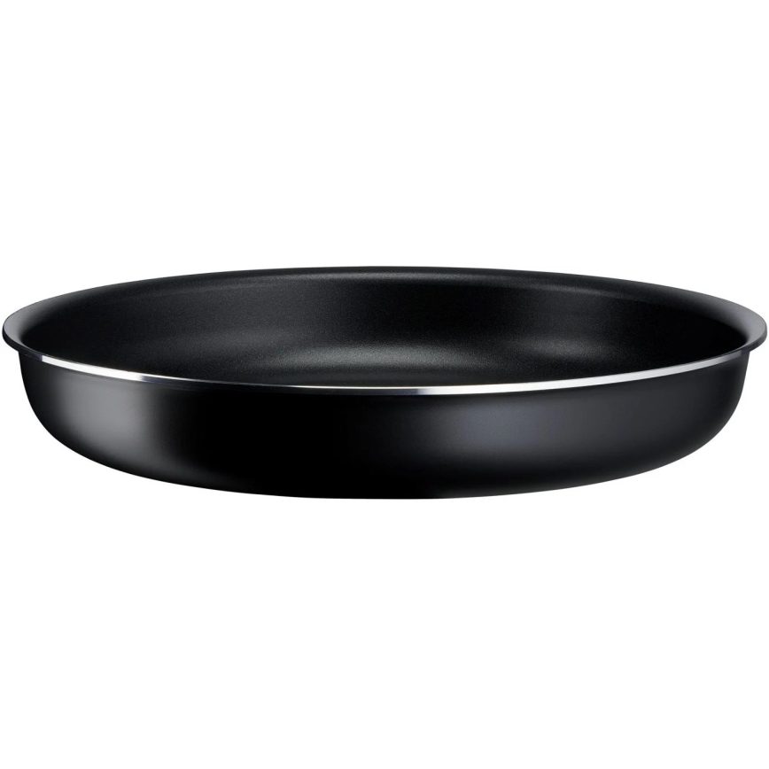 Tefal - Zestaw patelni 3 szt INGENIO EASY COOK & CLEAN BLACK
