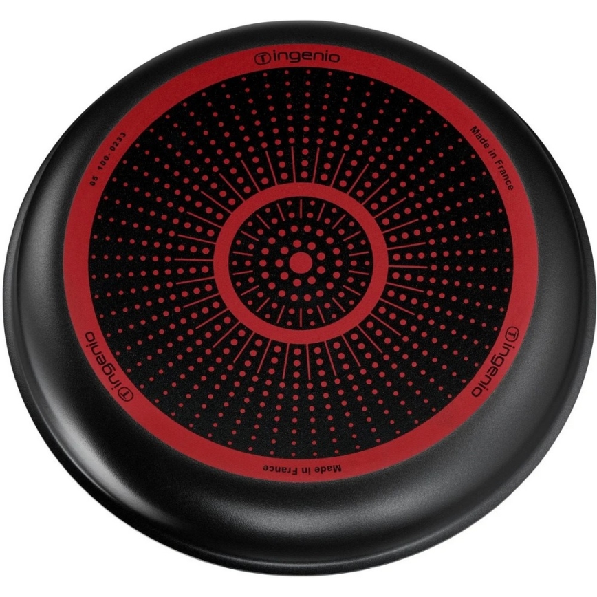 Tefal - Zestaw patelni 3 szt INGENIO EASY COOK & CLEAN BLACK