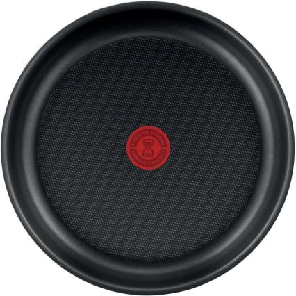 Tefal - Zestaw patelni 3 szt INGENIO EASY COOK & CLEAN BLACK