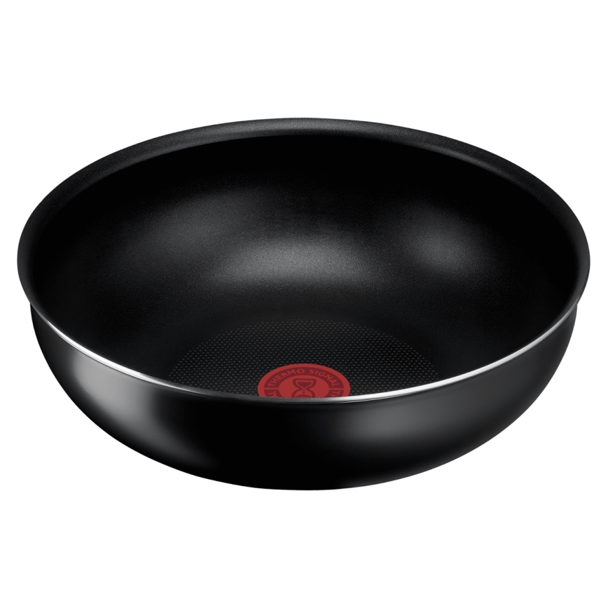 Tefal - Zestaw patelni 3 szt INGENIO EASY COOK & CLEAN BLACK
