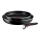 Tefal - Zestaw patelni 3 szt INGENIO EASY COOK & CLEAN BLACK