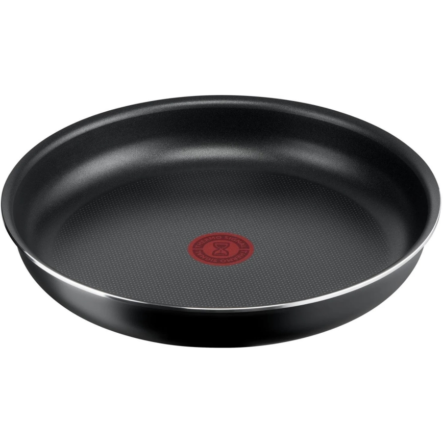 Tefal - Zestaw patelni 3 szt INGENIO EASY COOK & CLEAN BLACK