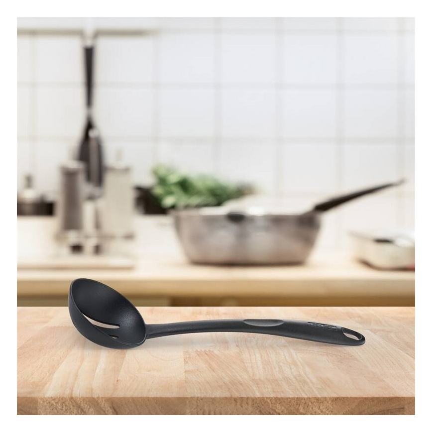 Tefal - Zestaw przyborów kuchennych 9 szt. BIENVENUE czarny