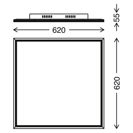 Telefunken 3010-06TF - LED Panel ściemnialny LED/36W/230V 3000-6000K + zdalne sterowanie