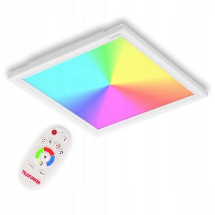 Telefunken 301506TF - LED RGBW Ściemnialny panel LED/18W/230V 4000K + zdalne sterowanie