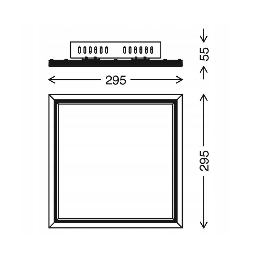 Telefunken 301506TF - LED RGBW Ściemnialny panel LED/18W/230V 4000K + zdalne sterowanie
