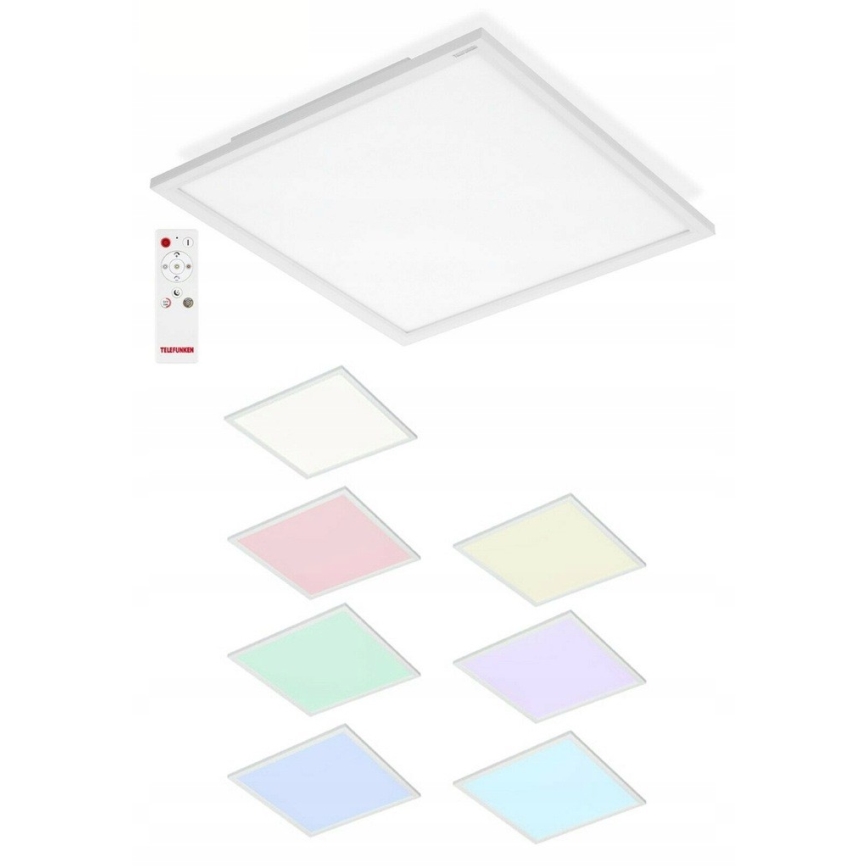 Telefunken 301606TF - LED RGBW Ściemnialny panel LED/24W/230V 4000K + zdalne sterowanie