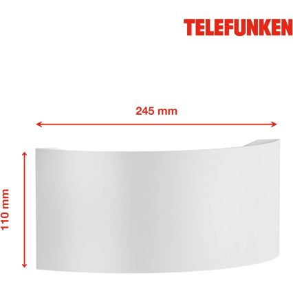 Telefunken 307506TF - LED Kinkiet zewnętrzny 2xLED/4W/230V IP44