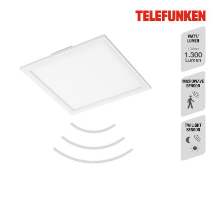 Telefunken 308606TF - LED Panel natynkowy z czujnikiem LED/13W/230V