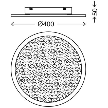 Telefunken 309104TF - LED Plafon z czujnikiem LED/30W/230V 4000K