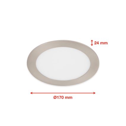 Telefunken 309402TF - LED RGBW Ściemnialna łazienkowa oprawa wpuszczana LED/12W/230V 2700-6500K IP23 Wi-Fi Tuya