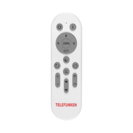 Telefunken 309602TF - Ściemnialna lampa sufitowa RGBW LED/18W/230V 2700-6500K Wi-Fi Tuya