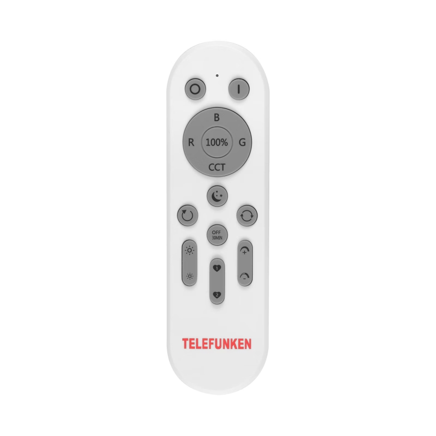 Telefunken 309602TF - Ściemnialna lampa sufitowa RGBW LED/18W/230V 2700-6500K Wi-Fi Tuya