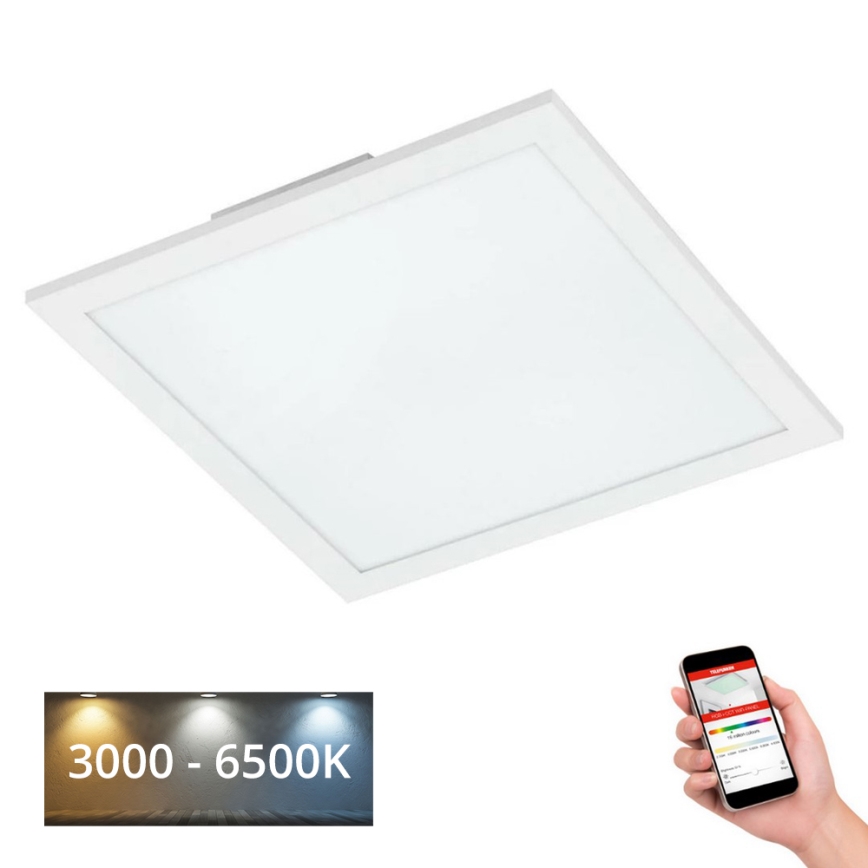Telefunken 310206TF - LED RGB Plafon ściemnialny LED/18W/230V 3000-6500K Wi-Fi Tuya