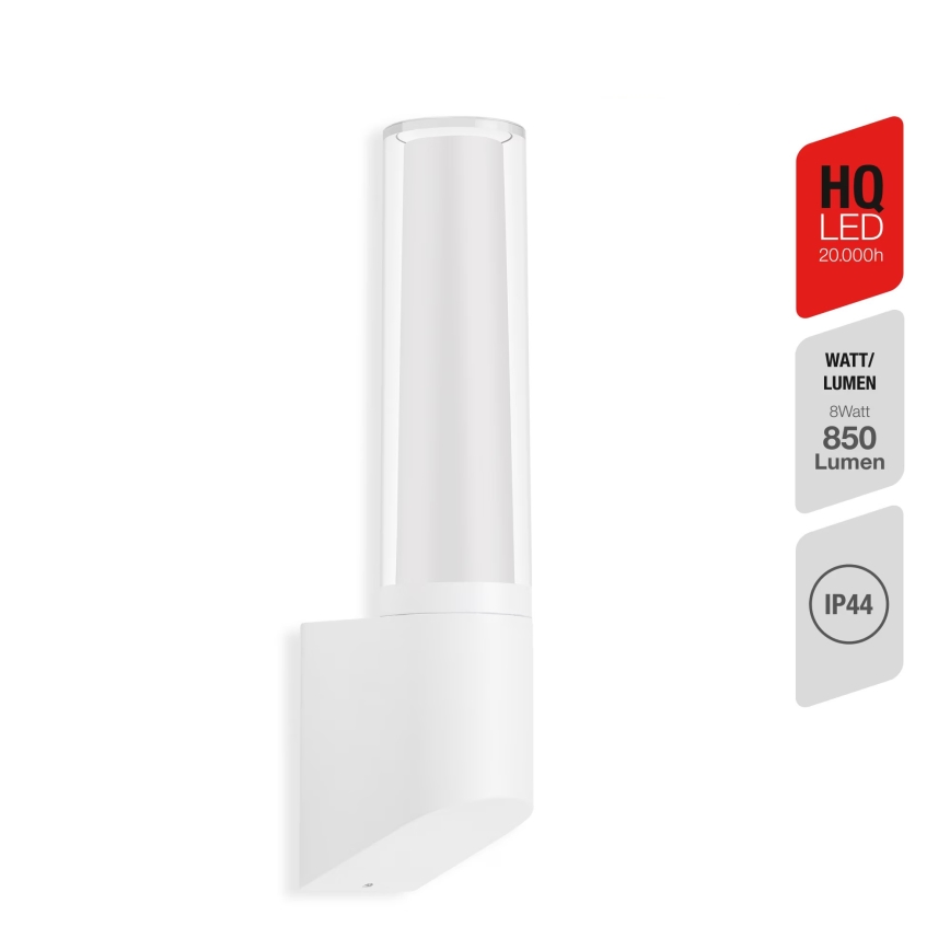 Telefunken 311306TF - Kinkiet zewnętrzny LED/8W/230V 4000K IP44 biały