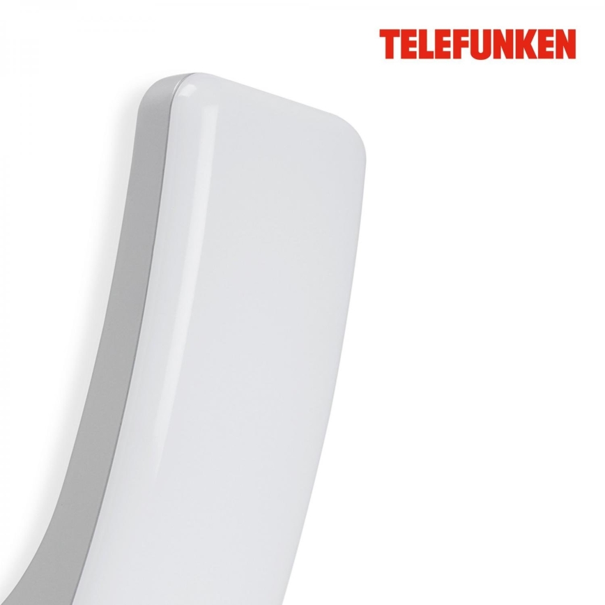 Telefunken 311604TF - LED Kinkiet zewnętrzny LED/15W/230V IP44 srebrny