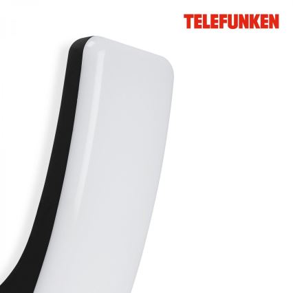 Telefunken 311605TF - LED Kinkiet zewnętrzny LED/15W/230V IP44 czarny