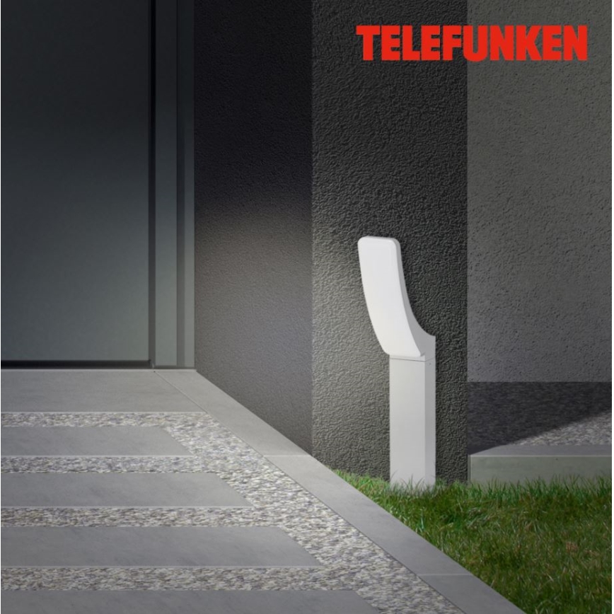 Telefunken 311804TF - LED Lampa zewnętrzna LED/15W/230V 57 cm IP44 srebrna