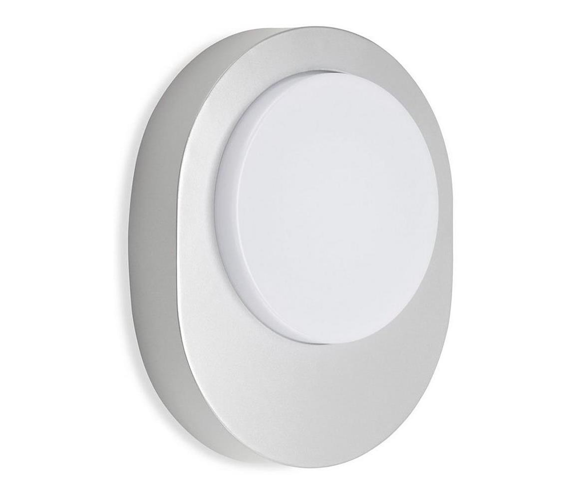 Telefunken 312004TF - LED Kinkiet zewnętrzny LED/8W/230V IP44 srebrny