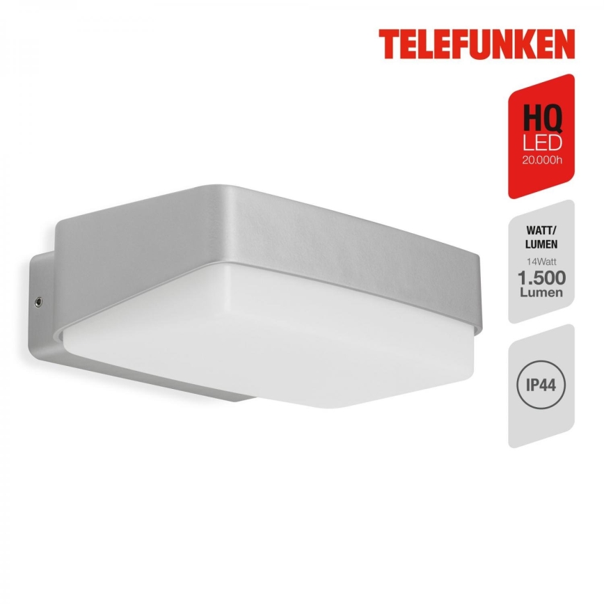 Telefunken 312204TF - LED Kinkiet zewnętrzny LED/14W/230V IP44