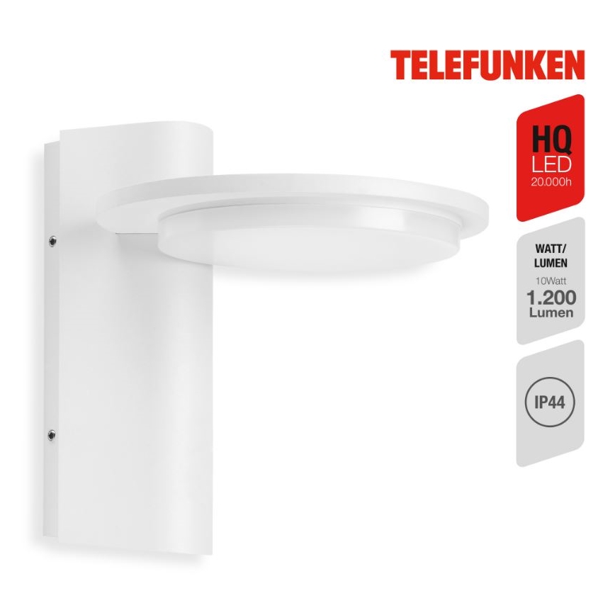 Telefunken 312406TF - LED Kinkiet zewnętrzny LED/10W/230V IP44