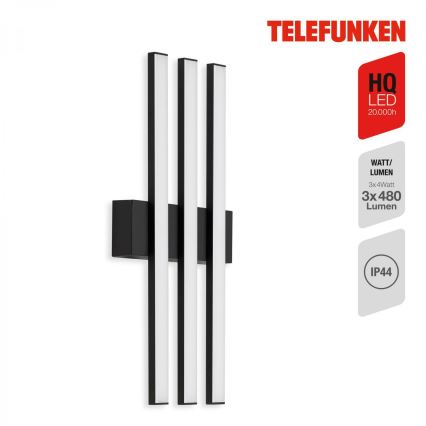 Telefunken 313105TF - LED Kinkiet zewnętrzny 3xLED/4W/230V IP44