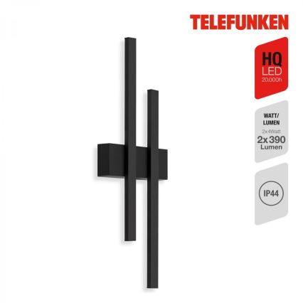 Telefunken 313205TF - LED Kinkiet zewnętrzny 2xLED/4W/230V 4000K IP44