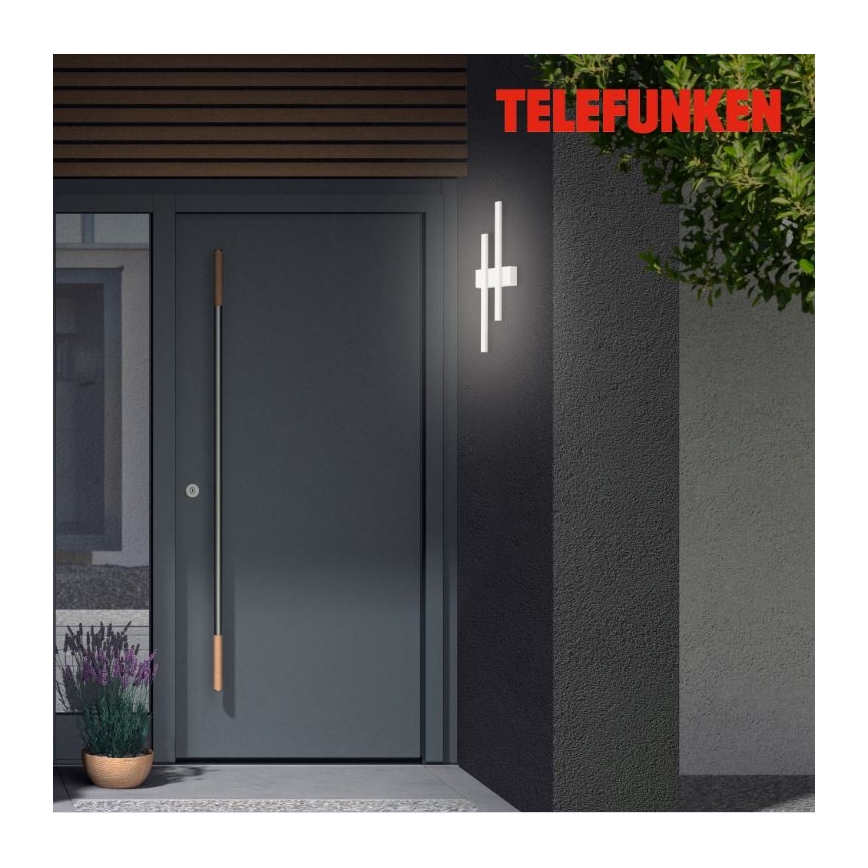 Telefunken 313206TF - LED Kinkiet zewnętrzny 2xLED/8W/230V IP44