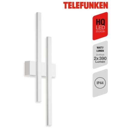 Telefunken 313206TF - LED Kinkiet zewnętrzny 2xLED/8W/230V IP44