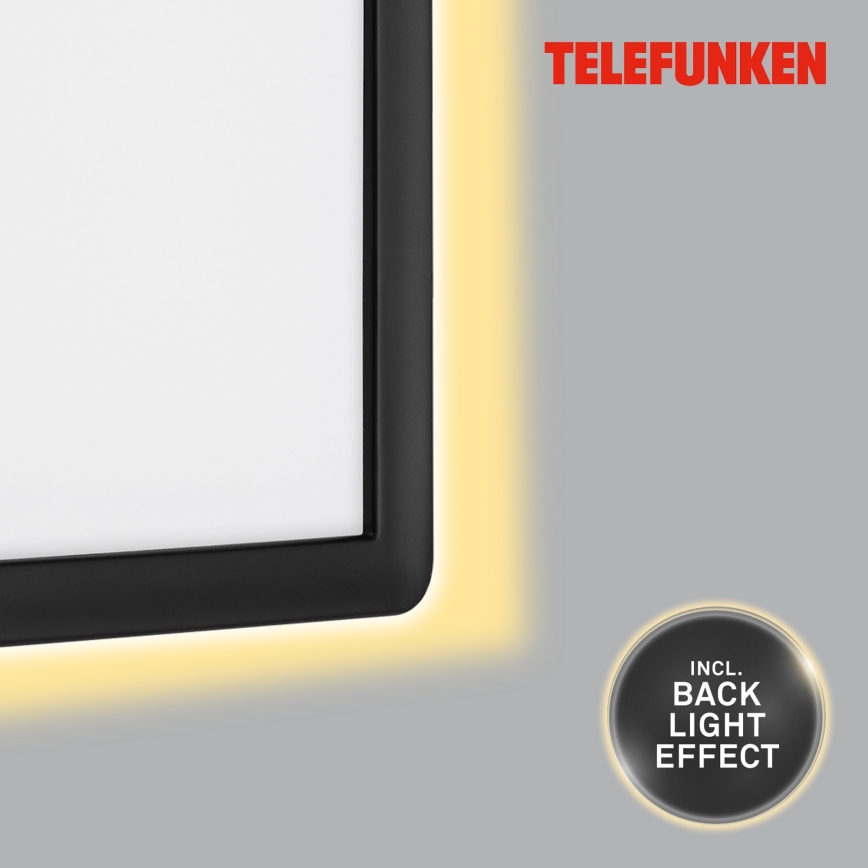 Telefunken 313605TF - LED Kinkiet zewnętrzny LED/16W/230V IP44 czarny
