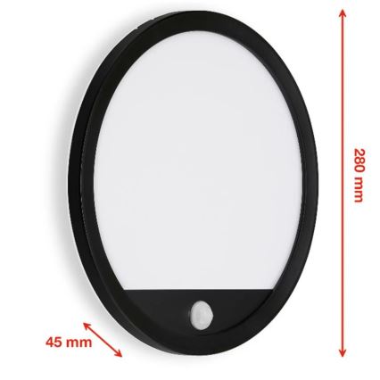 Telefunken 313705TF - LED Kinkiet zewnętrzny z czujnikiem LED/15W/230V IP44