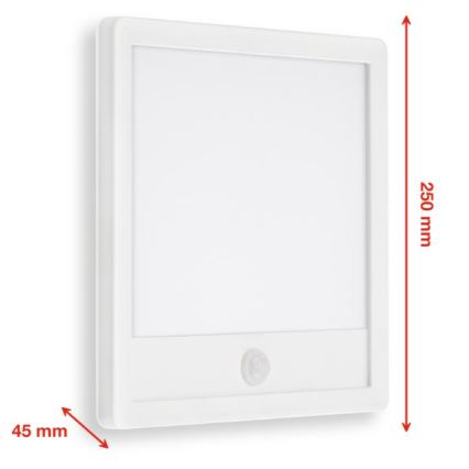 Telefunken 313806TF - LED zewnętrzna lampa ścienna z czujnikiem LED/15W/230V IP44