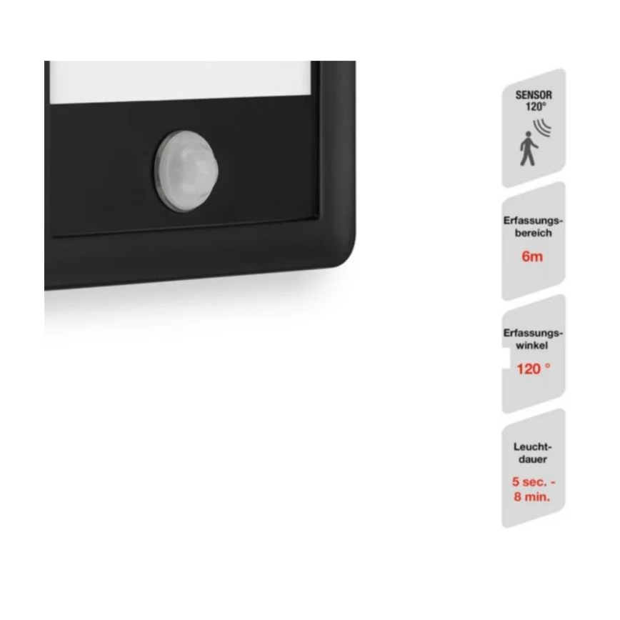 Telefunken 313905TF - LED Kinkiet zewnętrzny z czujnikiem LED/16W/230V IP44