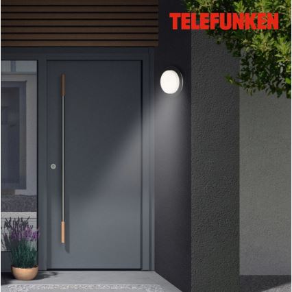 Telefunken 314505TF - LED Kinkiet zewnętrzny LED/15W/230V IP44 czarny