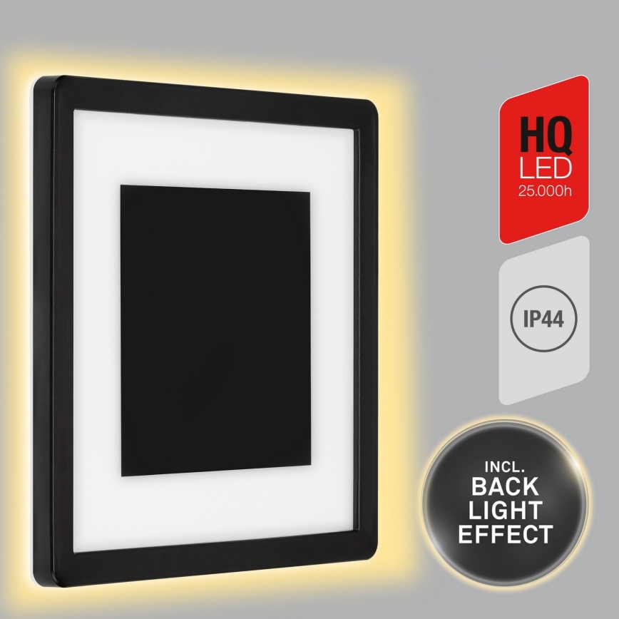 Telefunken 315905TF - Zewnętrzny kinkiet LED/15W/230V IP44 4000K czarny