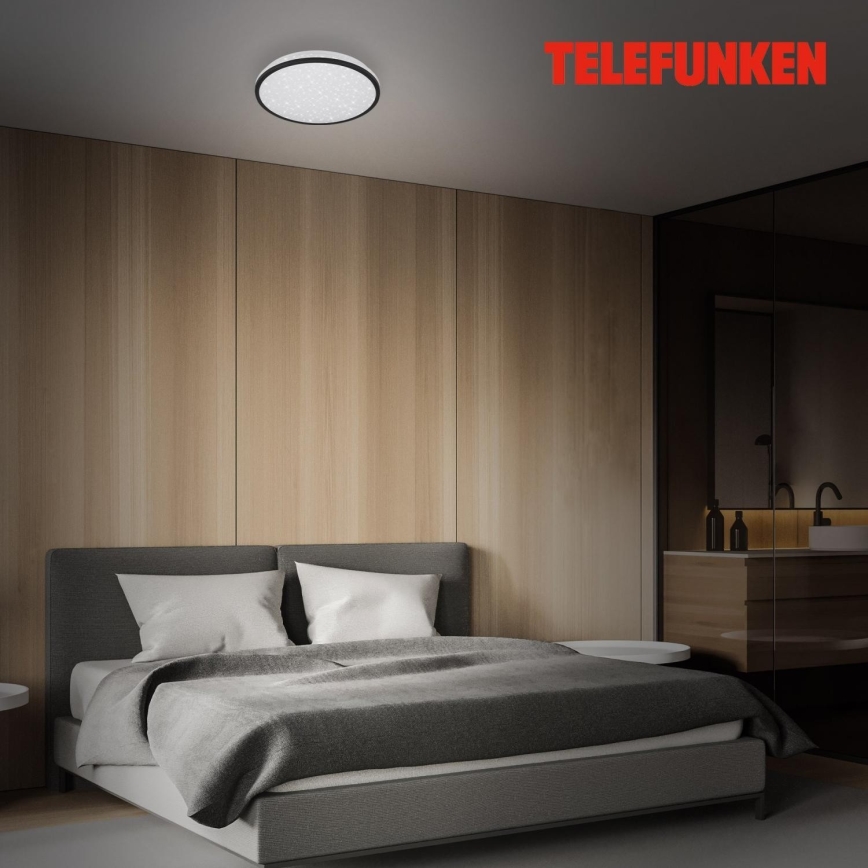 Telefunken 318305TF - LED Plafon łazienkowy z czujnikiem LED/16W/230V IP44 śr. 28 cm
