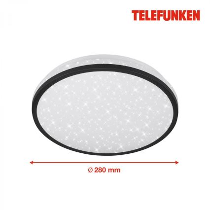 Telefunken 318305TF - LED Plafon łazienkowy z czujnikiem LED/16W/230V IP44 śr. 28 cm