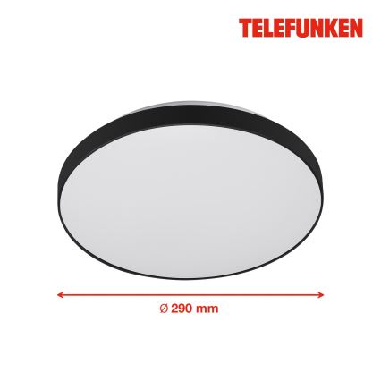 Telefunken 318405TF - LED Plafon łazienkowy z czujnikiem LED/16W/230V IP44 śr. 29 cm