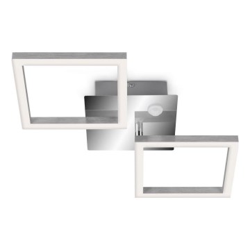 Telefunken 318508TF - LED Plafon z czujnikiem FRAME LED/12W/230V 3000K matowy chrom