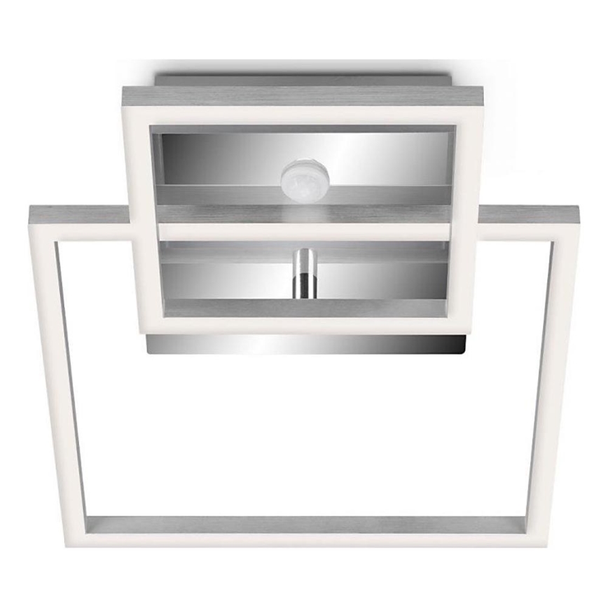 Telefunken 318608TF - LED Plafon z czujnikiem FRAME LED/17W/230V 3000K matowy chrom