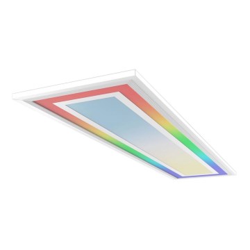 Telefunken 318906TF - LED RGBW ściemnialna oprawa sufitowa LED/24W/230V 3000-6500K 25x100 cm + pilot zdalnego sterowania