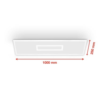 Telefunken 319206TF - Ściemnialna lampa sufitowa RGBW LED/22W/230V  2700-6500K biała + pilot zdalnego sterowania