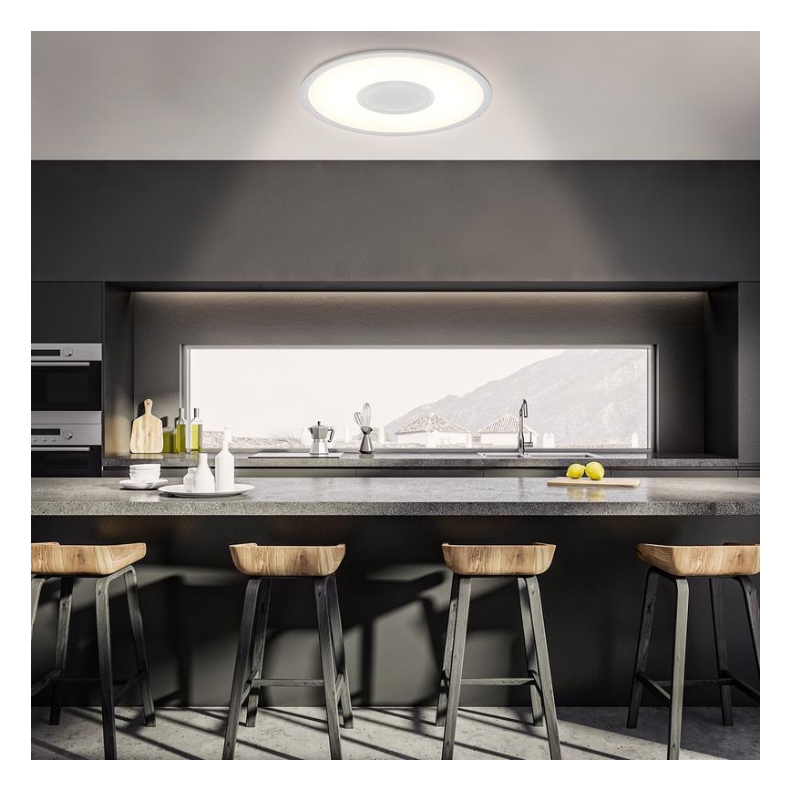 Telefunken 320104TF - LED RGBW ściemnialna oprawa sufitowa LED/21W/230V 3000-6500K śr. 45 cm + pilot zdalnego sterowania