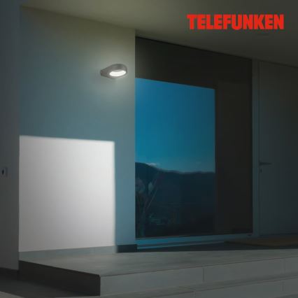 Telefunken 320205TF - Zewnętrzna oprawa ścienna LED/7,5W/230V IP44 czarna