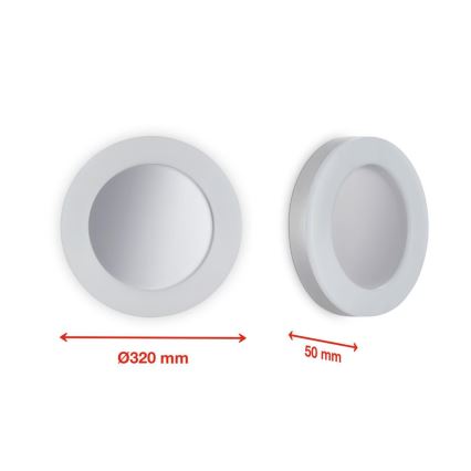 Telefunken 320904TF - LED Kinkiet zewnętrzny LED/24W/230V IP44 biały